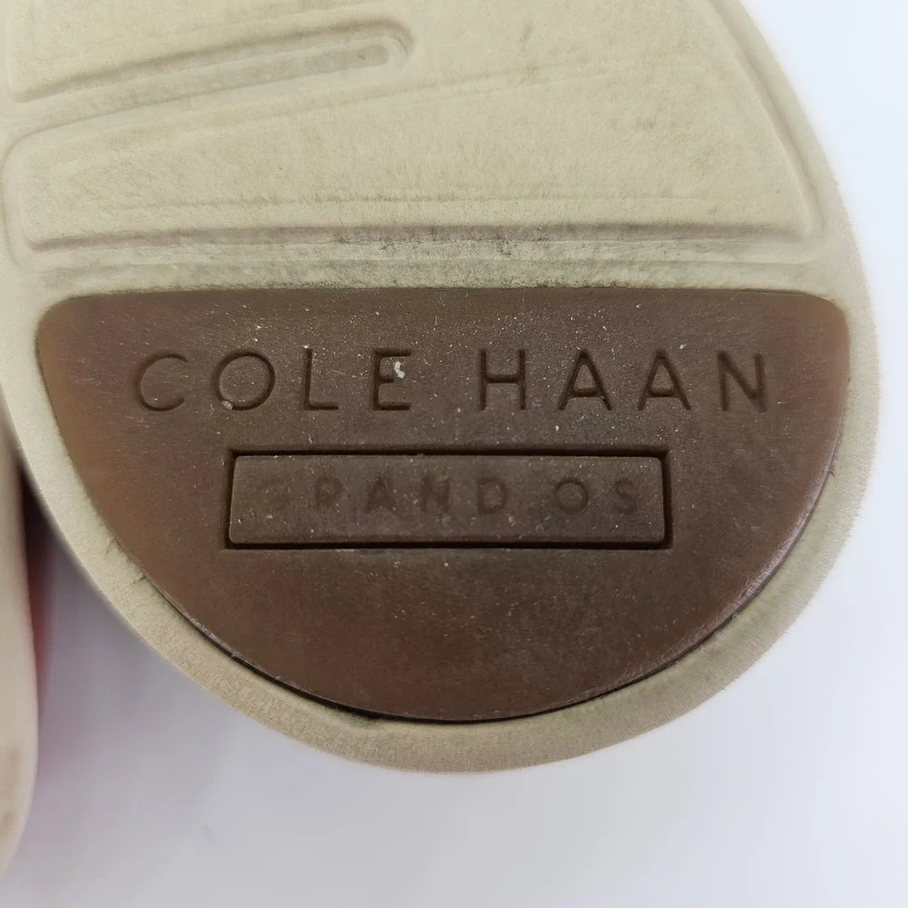 Cole Haan Original Grand Mens Wingtip Oxford Shoes British Tan‎ Leather 9.5